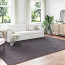 Områdetæpper Rektangulær SIROLO Antracit 280 x 200 cm Polyester