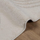 Områdetæpper Rektangulær GALATI Creme 170 x 120 cm Polyester