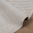 Områdetæpper Rund GALATI Creme Ø 160 CM Polyester