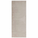 Områdetæpper Rektangulær GALATI Beige 200 x 80 cm Polyester