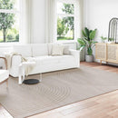 Områdetæpper Rektangulær GALATI Beige 340 x 240 cm Polyester