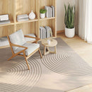 Områdetæpper Firkantet GALATI Beige 120 x 120 cm Polyester