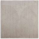 Områdetæpper Firkantet GALATI Beige 200 x 200 cm Polyester