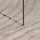 Områdetæpper Rund GALATI Beige Ø 120 CM Polyester
