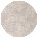 Områdetæpper Rund GALATI Beige Ø 200 CM Polyester