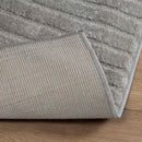 Områdetæpper Rektangulær GALATI Grå 150 x 80 cm Polyester