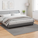Områdetæpper Firkantet GALATI Grå 240 x 240 cm Polyester