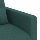 Sofa Sæt 2 pcs Mørkegrøn 139 x 78 x 80 cm Stof