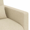 Sofa Sæt 2 pcs Creme 139 x 78 x 80 cm Stof