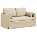 Sofa Sæt 2 pcs Creme 139 x 78 x 80 cm Stof