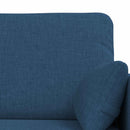 Sofa Sæt 2 pcs Blå 139 x 78 x 80 cm Stof