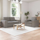 Sofa Sæt 2 pcs Gråbrun 162 x 80 x 82 cm Stof