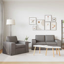 Sofa Sæt 2 pcs Gråbrun 162 x 80 x 82 cm Stof