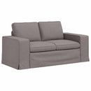 Sofa Sæt 2 pcs Gråbrun 162 x 80 x 82 cm Stof