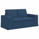 Sofa Sæt 2 pcs Blå 162 x 80 x 82 cm Stof