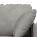 Sofa Sæt 2 pcs Lysegrå 138 x 78 x 80 cm Fløjl