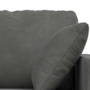 Sofa Sæt 2 pcs Mørkegrå 138 x 78 x 80 cm Fløjl