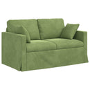 Sofa Sæt 2 pcs Lys grøn 138 x 78 x 80 cm Fløjl