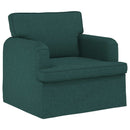 Sofa Sæt 2 pcs Mørkegrøn 144 x 80 x 85 cm Stof