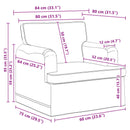 Sofa Sæt 2 pcs Mørkegrøn 144 x 80 x 85 cm Stof