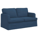 Sofa Sæt 2 pcs Blå 144 x 80 x 85 cm Stof