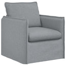 Sofa Sæt 2 pcs Lysegrå 136 x 82 x 85 cm Stof