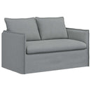 Sofa Sæt 2 pcs Lysegrå 136 x 82 x 85 cm Stof