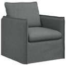 Sofa Sæt 2 pcs Mørkegrå 136 x 82 x 85 cm Stof