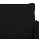 Sofa Sæt 2 pcs Sort 136 x 82 x 85 cm Stof