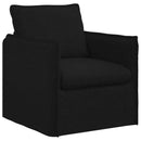 Sofa Sæt 2 pcs Sort 136 x 82 x 85 cm Stof