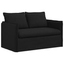 Sofa Sæt 2 pcs Sort 136 x 82 x 85 cm Stof