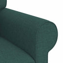Sofa Sæt 2 pcs Mørkegrøn 175 x 82 x 80 cm Stof