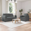 Sofa Sæt 2 pcs Mørkegrå 158 x 78 x 80 cm Stof