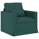 Sofa Sæt 2 pcs Mørkegrøn 158 x 78 x 80 cm Stof
