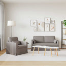Sofa Sæt 2 pcs Gråbrun 158 x 78 x 80 cm Stof