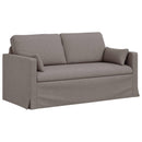 Sofa Sæt 2 pcs Gråbrun 158 x 78 x 80 cm Stof