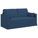 Sofa Sæt 2 pcs Blå 158 x 78 x 80 cm Stof