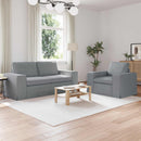 Sofa Sæt 2 pcs Lysegrå 182 x 80 x 82 cm Stof