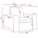 Sofa Sæt 2 pcs Mørkegrå 182 x 80 x 82 cm Stof