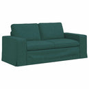 Sofa Sæt 2 pcs Mørkegrøn 182 x 80 x 82 cm Stof