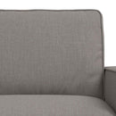 Sofa Sæt 2 pcs Gråbrun 182 x 80 x 82 cm Stof