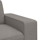 Sofa Sæt 2 pcs Gråbrun 182 x 80 x 82 cm Stof