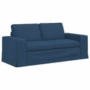 Sofa Sæt 2 pcs Blå 182 x 80 x 82 cm Stof