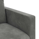 Sofa Sæt 2 pcs Mørkegrå 158 x 78 x 80 cm Fløjl