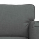 Sofa Sæt 2 pcs Mørkegrå 162 x 80 x 85 cm Stof