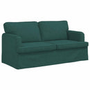 Sofa Sæt 2 pcs Mørkegrøn 162 x 80 x 85 cm Stof