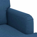 Sofa Sæt 2 pcs Blå 162 x 80 x 85 cm Stof