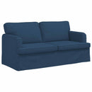 Sofa Sæt 2 pcs Blå 162 x 80 x 85 cm Stof