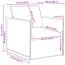 Sofa Sæt 2 pcs Lysegrå 156 x 82 x 85 cm Stof