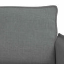 Sofa Sæt 2 pcs Mørkegrå 156 x 82 x 85 cm Stof